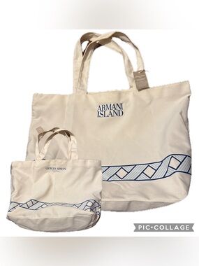 Giorgio Armani Armani Island set for the beach 14” x 14”